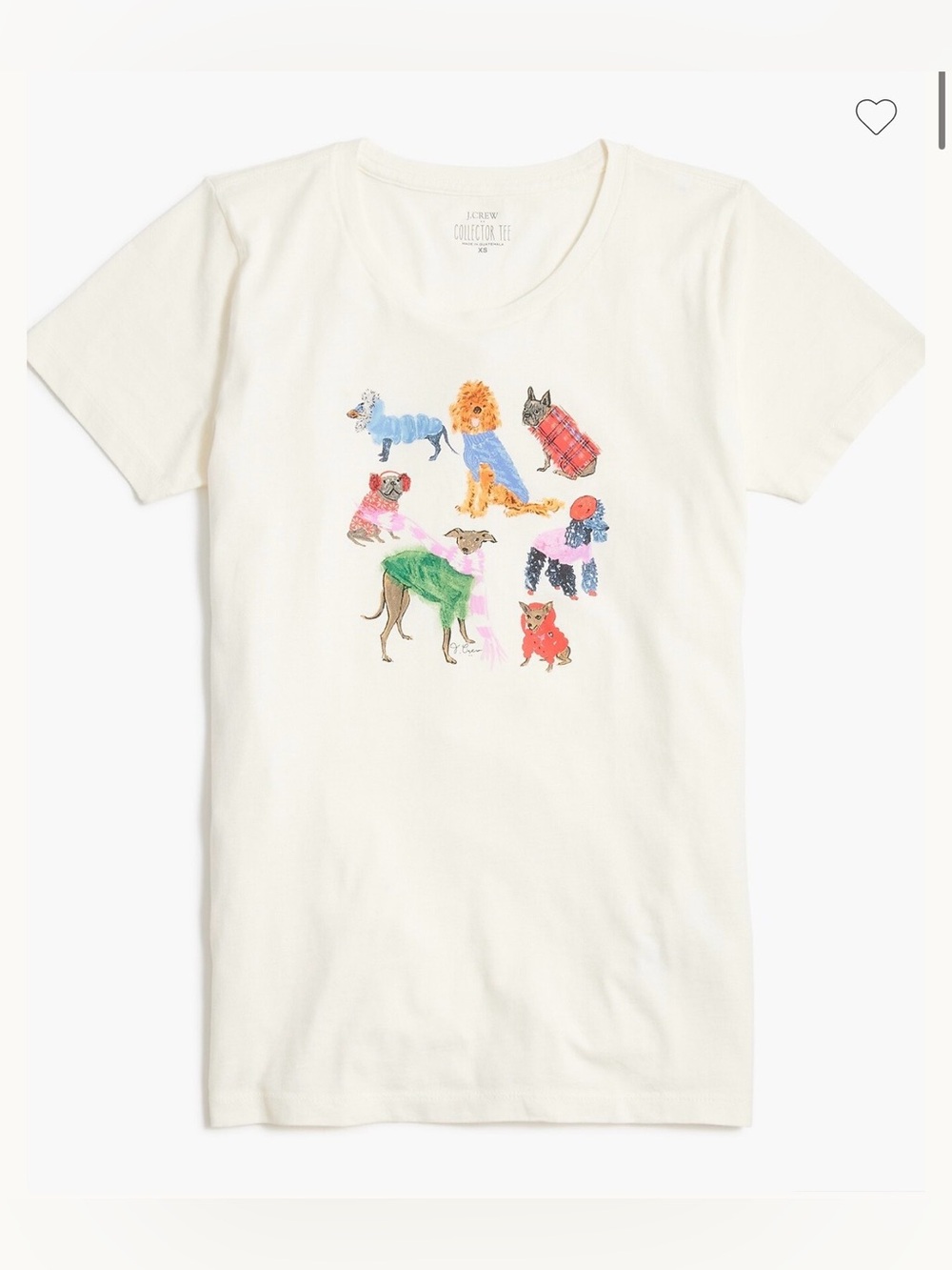 J. Crew Dogs in Outerwear Graphic Tee